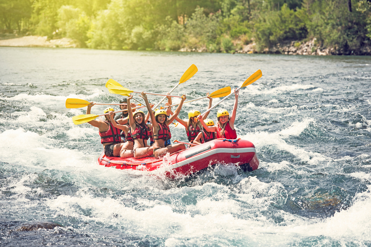 The joys of whitewater rafting